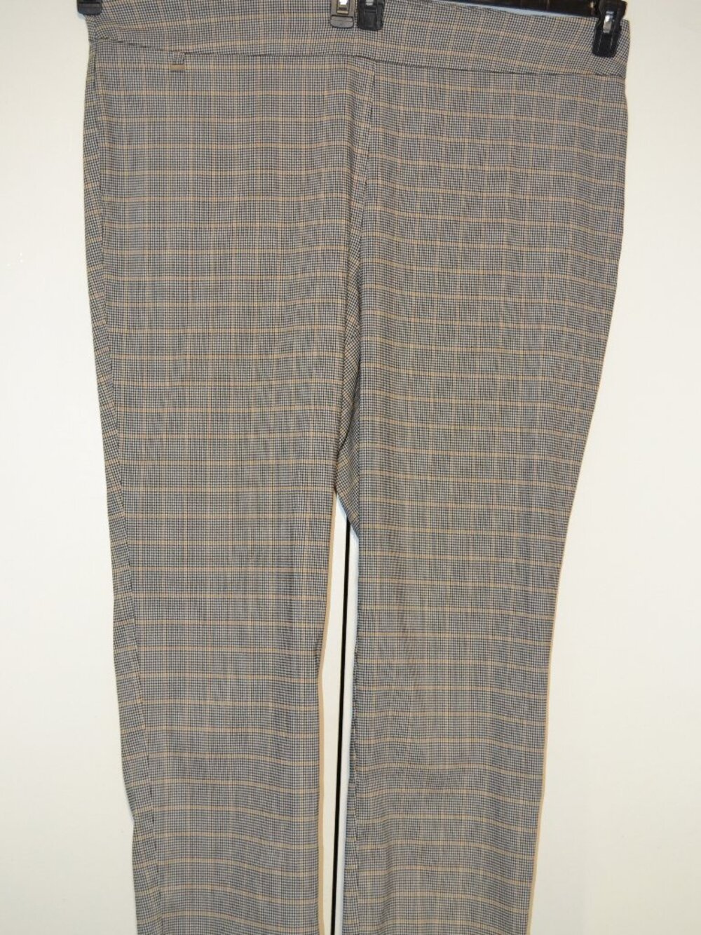 Counterparts Women’s Plaid Dress Pants Size 24W Straight Leg Career Slacks